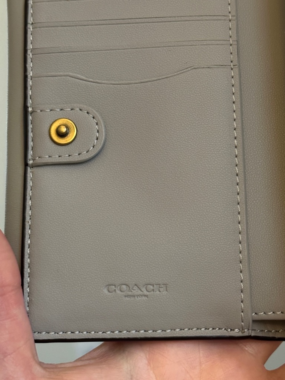 Coach Studio Medium Wallet - Dove grey - Picture 11 of 13